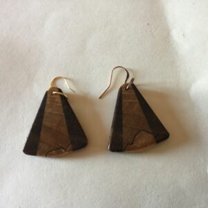 Maple & Walnut Wood Earrings (20-06)