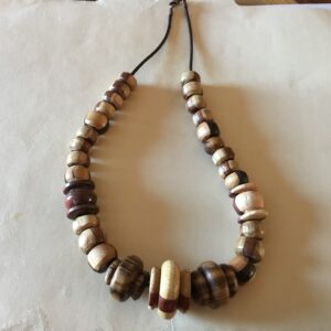 Wood Bead Necklace (20-12)